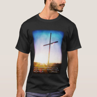 För John för soluppgången färgar arg mörk för T-shirt