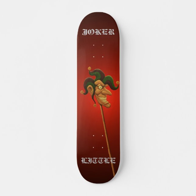 För Joker gyckelmakare lite Skateboard Bräda 20 Cm (Framsida)
