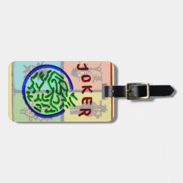 För Jokerbagage för Mah Jongg stor märkre Bagagebricka