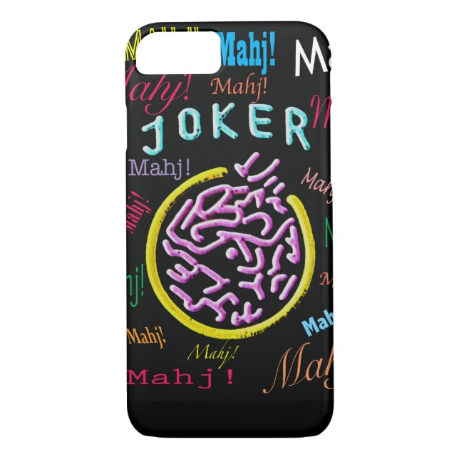 För Jokertelefon för Mah Jongg fodral Case-Mate iPhone Skal (Baksida)