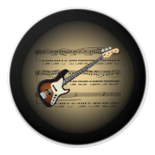 För jordklot~ för elektrisk gitarr 3-D guld- ~ f Knopp