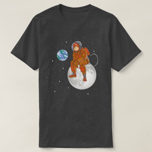 För jordplaneter i Måne T Shirt (Design framsida)