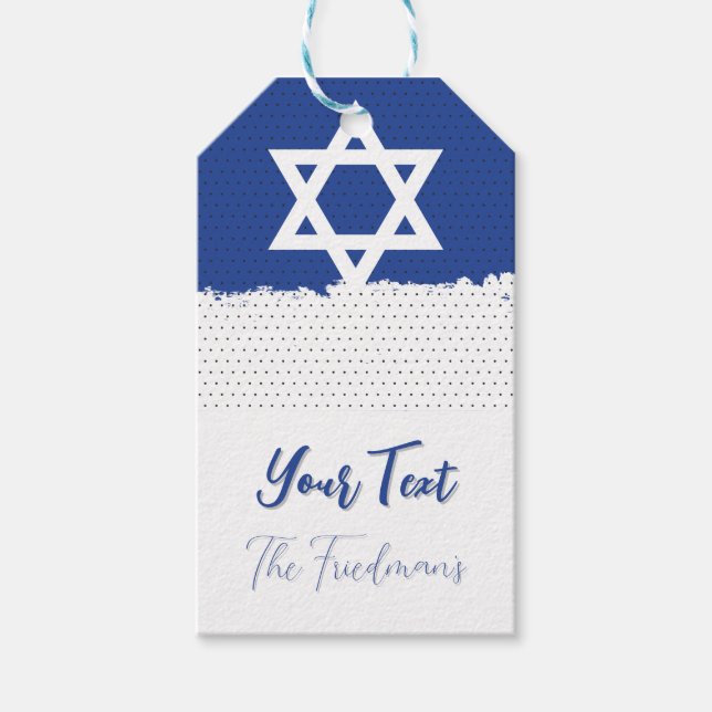 För judiska evenemang Högtider Bar/Bat Mitzvah Presentetikett (Framsidan)