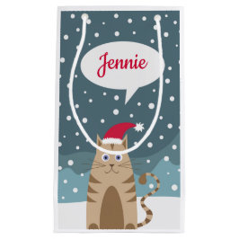 För julhelgdagar för personlig känd santa katt