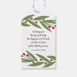  för Julhelgens presentmärkre Presentetikett