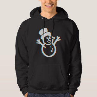För julparty för Psychedelic snögubbe Trippy gåva Hoodie