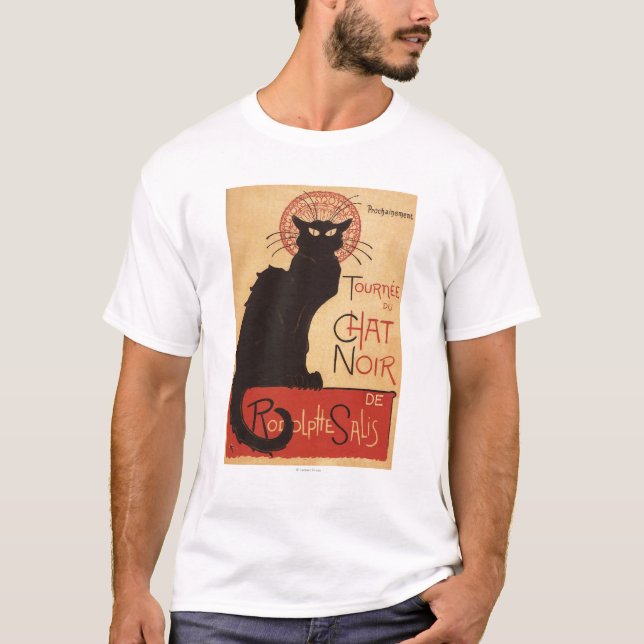 För kabaretskådespelartrupp för chatta Noir T Shirt (Framsida)