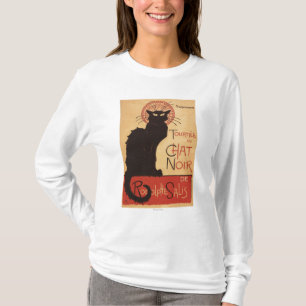 För kabaretskådespelartrupp för chatta Noir T-shirt