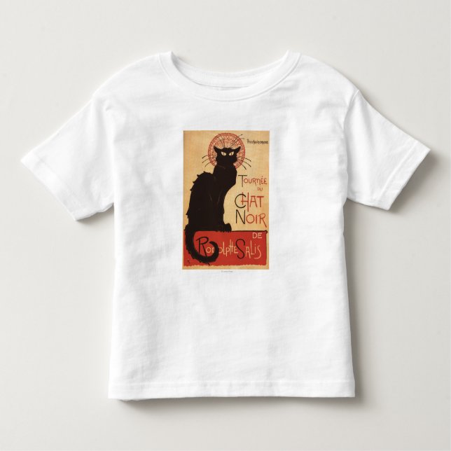För kabaretskådespelartrupp för chatta Noir T-shirt (Framsida)