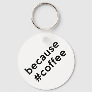 För kaffe nyckelring