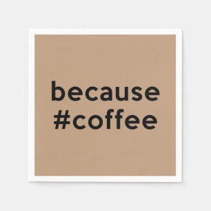 För kaffe pappersservett