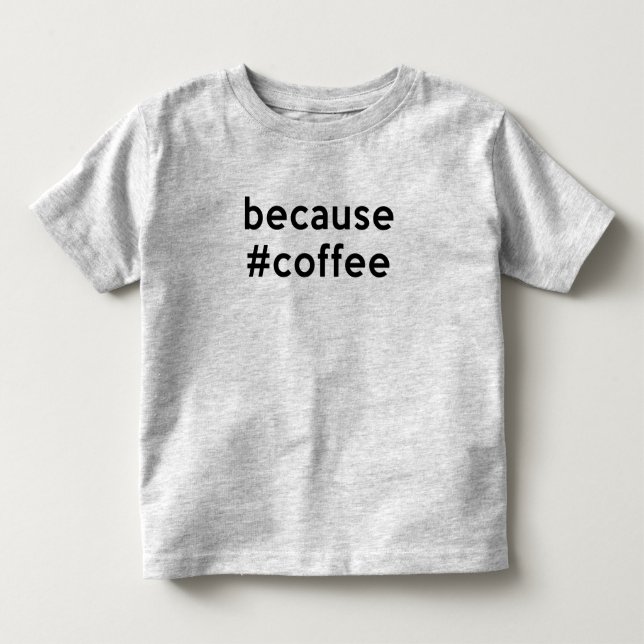 För kaffe t shirt (Framsida)