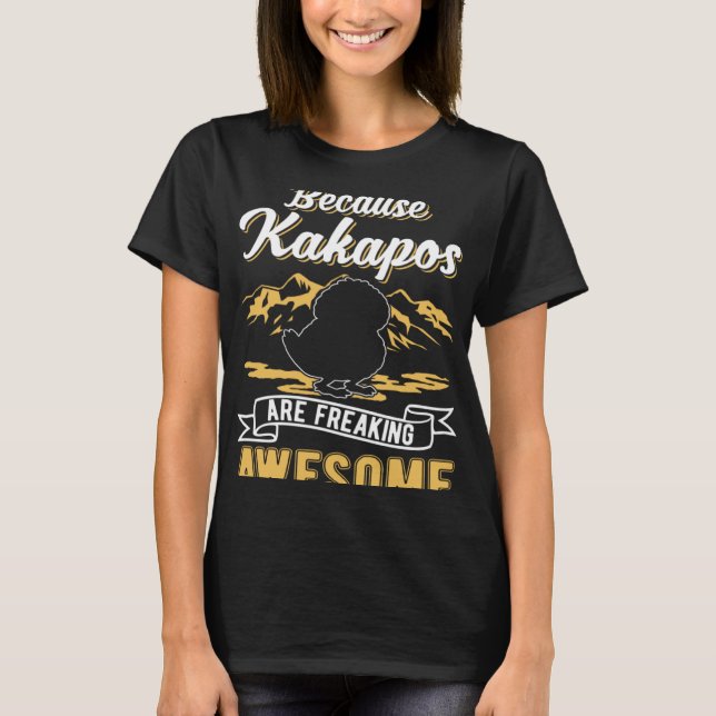 För Kakapos befriar fantastisk Kakapo T Shirt (Framsida)