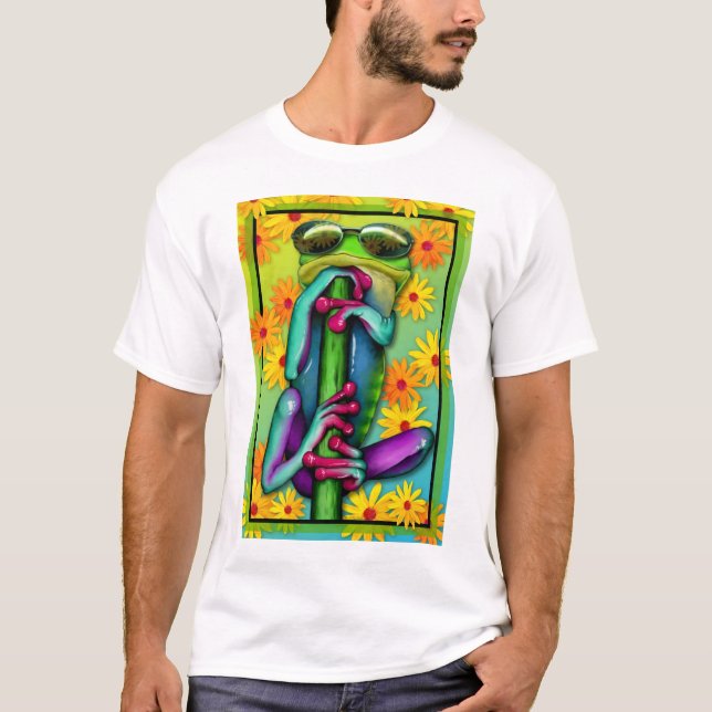 För kall daisygroda t-shirt (Framsida)