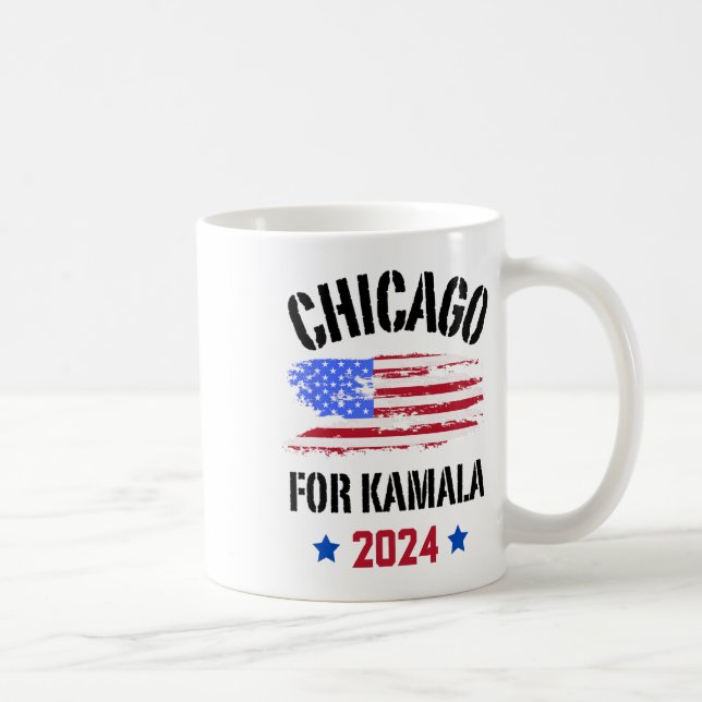 För Kamala 2024, Dnc Kamala Harris Supporter Kaffemugg (Höger)