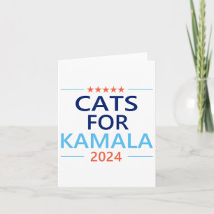 För Kamala Harris 2024 Barnlös Kattdam Jd Vance Kort