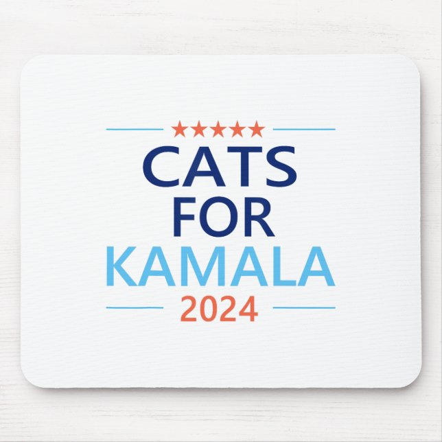 För Kamala Harris 2024 Barnsolt Cat Dam Jd Vance Musmatta (Framsidan)