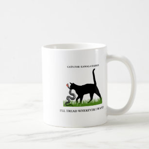 För Kamala Harris Går jag var jag vill Kaffemugg