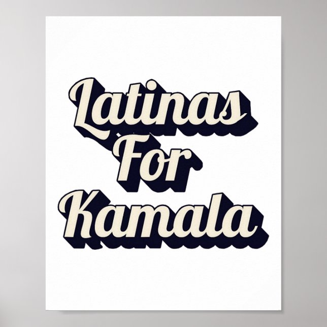 För Kamala Harris till presidentval 2024 Poster (Framsidan)