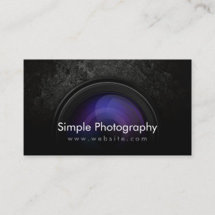 För kameraLens för Grunge mörk visitkort fotografi
