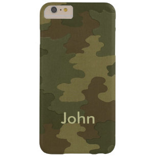 För kamouflageiPhone 6 för personlig mörkt fodral Barely There iPhone 6 Plus Skal