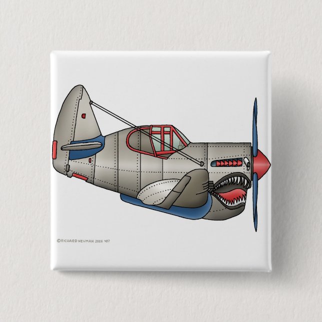 För kämpeflygplan för flygplan WW2 stift Knapp (Framsida)