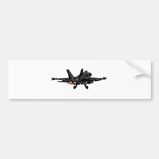 För kämpejet för bålgeting F/A-18 bildekal (Framsidan)