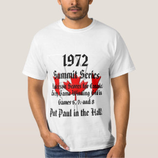 För Kanada för 1972 lag hockey NHL T Shirt