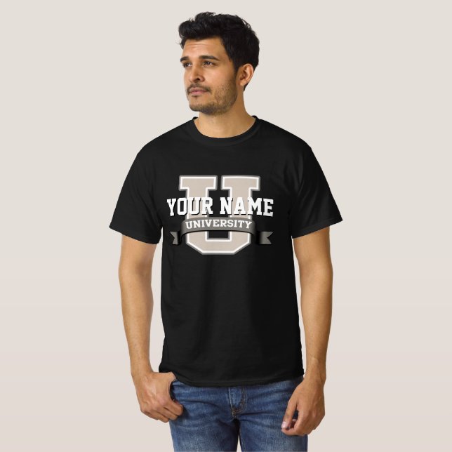 För känd rolig familj universitetencoola för tee shirt (Hel framsida)