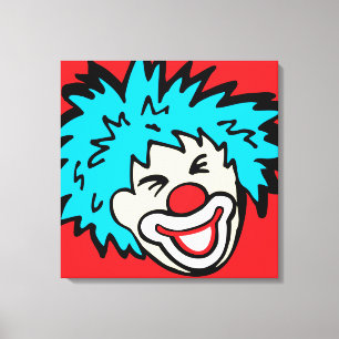 För kanfassjal för Humourous clown grafiskt tryc Canvastryck