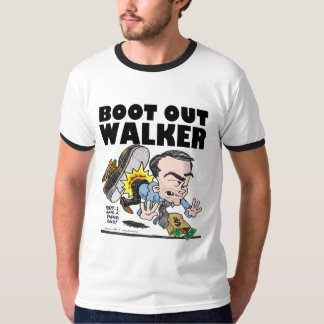 För känga fotgängare ut tee shirt