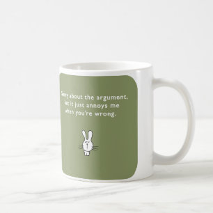 För kaninargument för badass MJ1560 fel dig som Kaffemugg