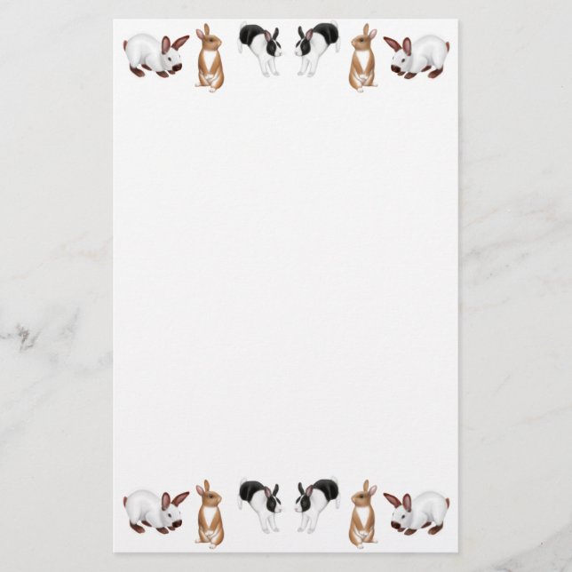 För kaniner brevpapper Galore (Framsida)