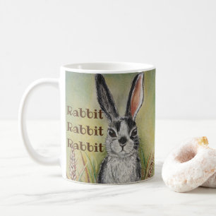 För kaninkanin för svart & för vit älsklings- kaffemugg