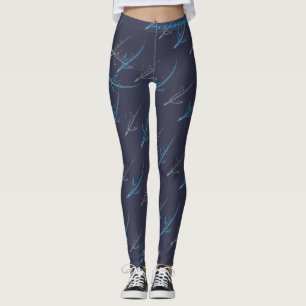 För kapitelsvart för WAI australiensisk damasker Leggings