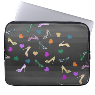 För Kärlek i den bärbara datorn Shoes Bag Laptop Sleeve