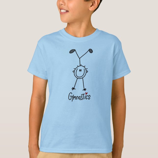 För Kärlek i Gymnastics Tee Shirt (Framsida)