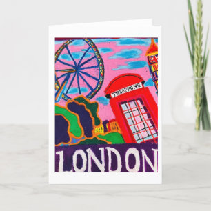 För Kärlek i London Card<Blank Inside> Inbjudan