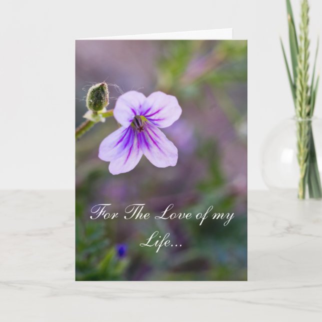 För Kärlek i mitt liv Helgkort (Framsida)