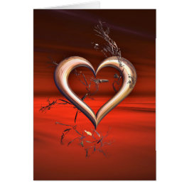 För Kärlek i Röda Hälsningskort