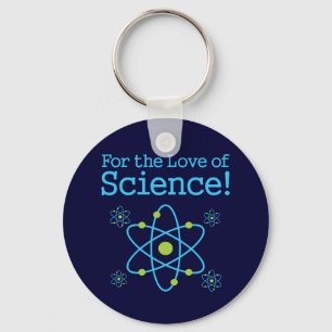 För Kärlek i Science Atom Nyckelring