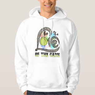 För Kärlek i spelet tennis, tennis Gift Hoodie