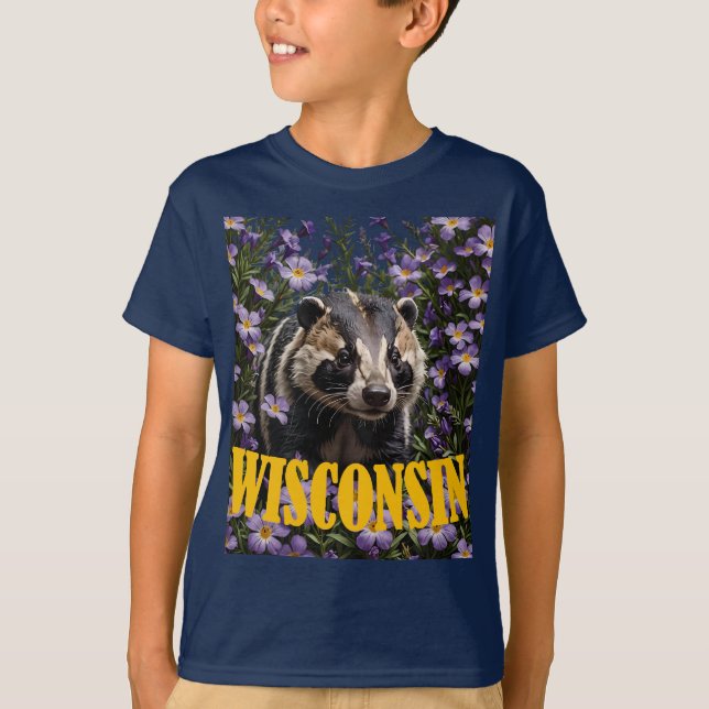 För Kärlek i Wisconsin T Shirt (Framsida)
