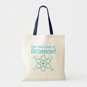 För Kärlek of Science Atom Tote Bag Tygkasse