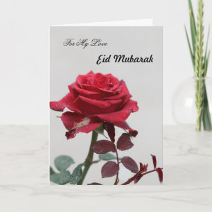 För Kärlek på Eid Mubarak Kort