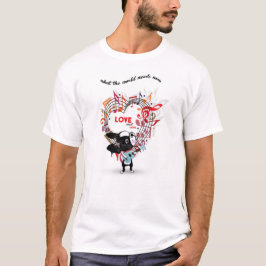 För KÄRLEKBoston för KÄRLEK SÖT skjorta Terrier T T-shirt