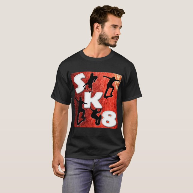 För kärleken av den Skateboarding T-tröja T Shirt (Hel framsida)