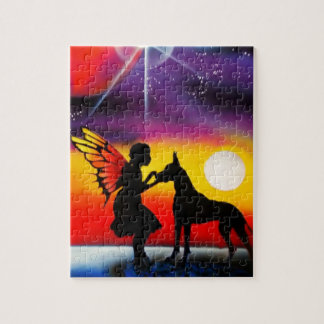 För kärleken av en great dane pussel