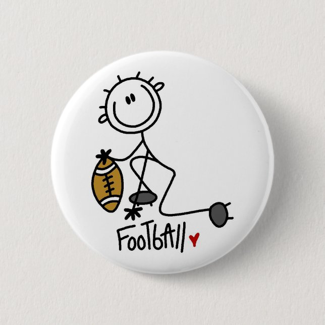 För kärleken av fotbollTshirts och gåvor Knapp (Framsida)