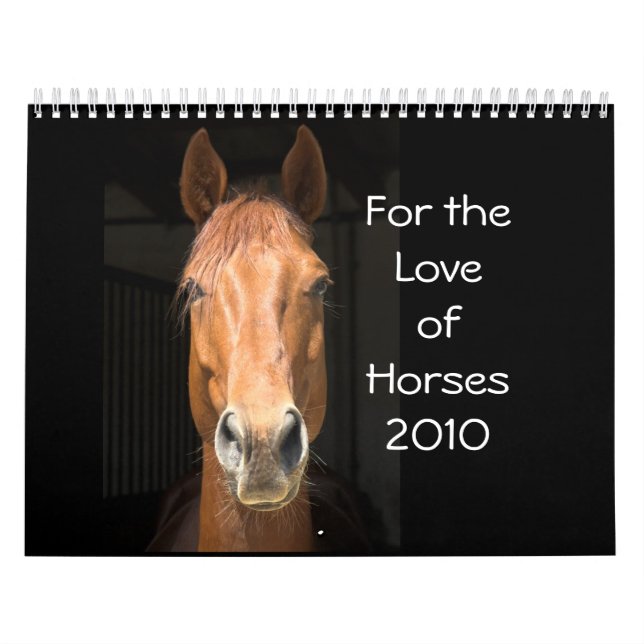 För kärleken av hästar 2010 kalender (Omslag)
